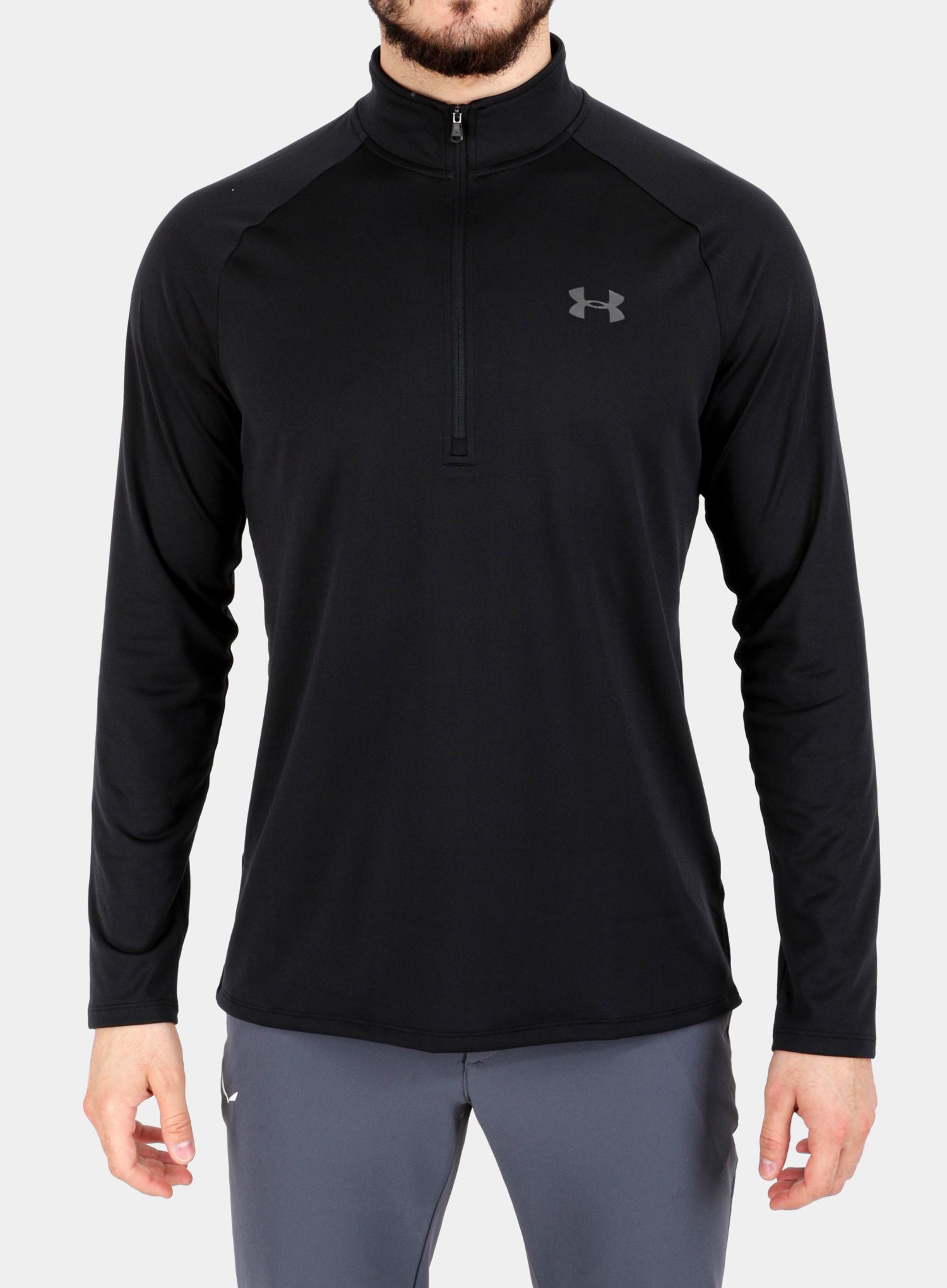Суичър Under Armour Tech 1/2 Zip Long Sleeve - black/charcoal