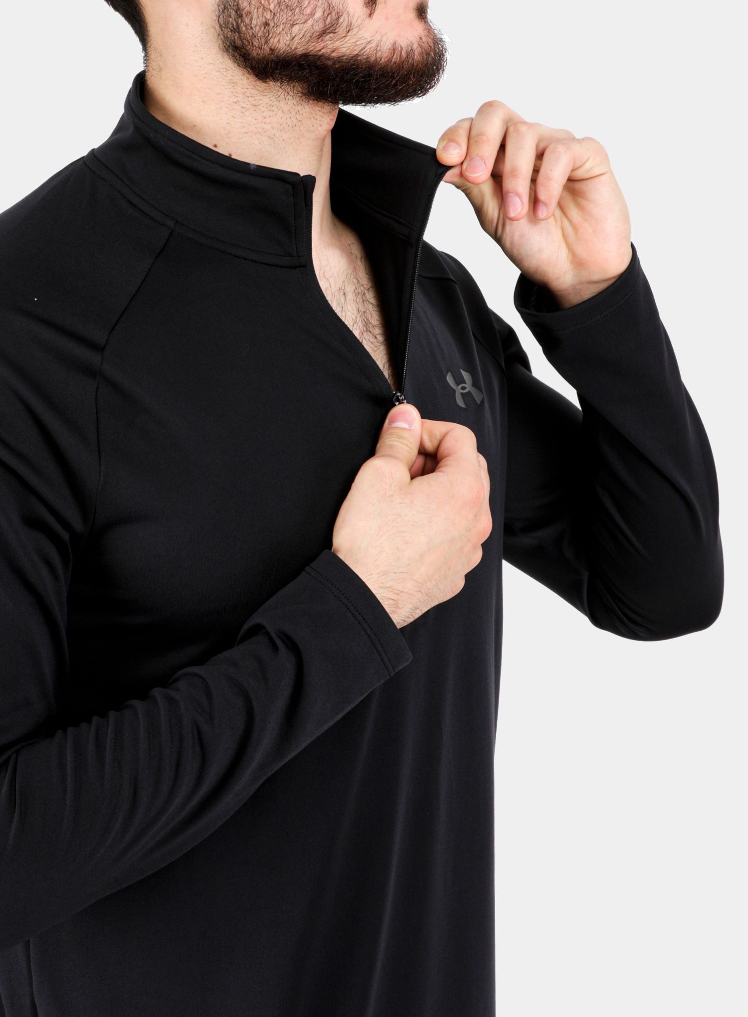 Суичър Under Armour Tech 1/2 Zip Long Sleeve - black/charcoal