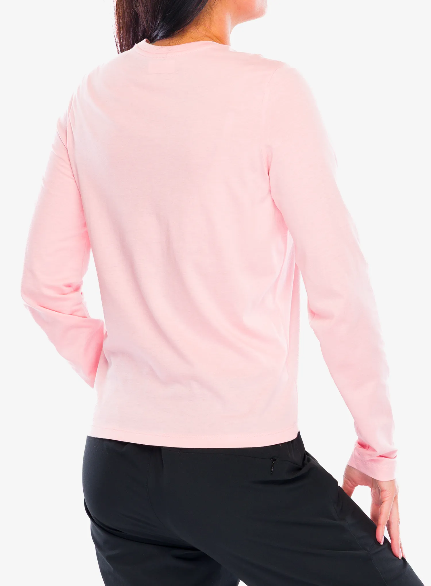 Дамска блуза с дълъг ръкав Columbia Ruby Springs Graphic LS Tee - pink sand/colorful treescape