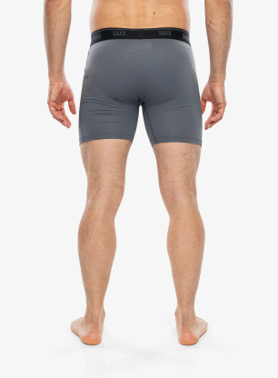 Термоактивни боксерки Saxx Quest Quick-Dry Mesh Boxer Brief Fly - turbulence