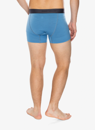 Термоактивни боксерки Sensor Merino Active Boxers - blue/blue