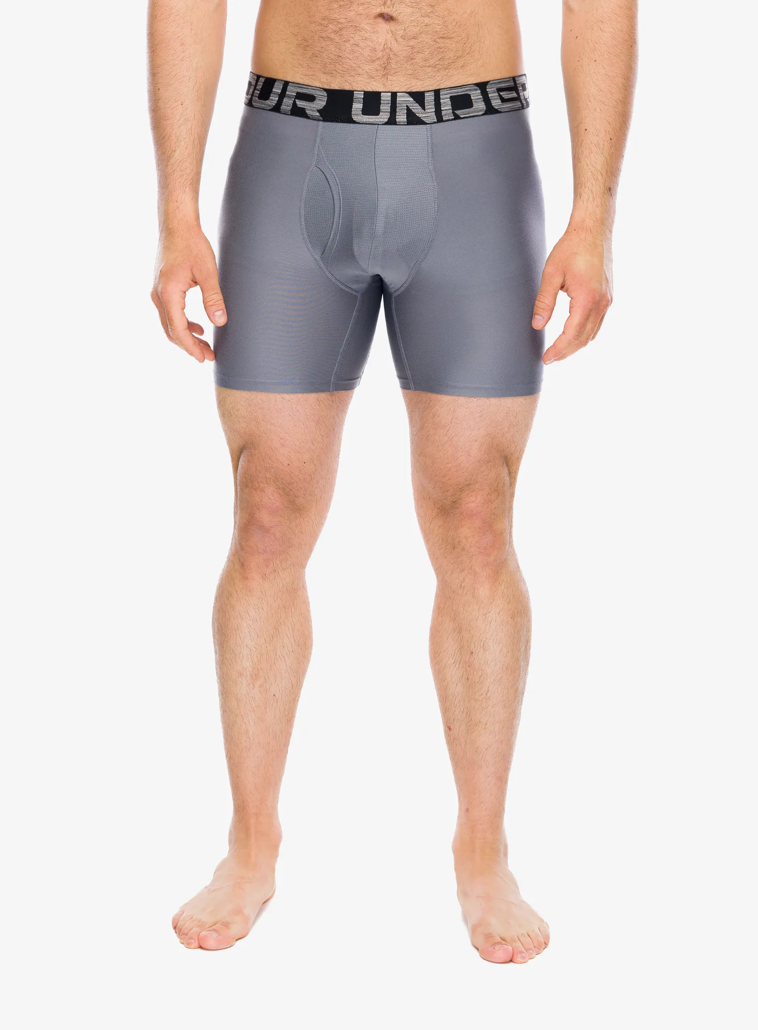 Термоактивни боксерки Under Armour Performance Tech Novelty 6in 3PK - wham blue/black/titan gray