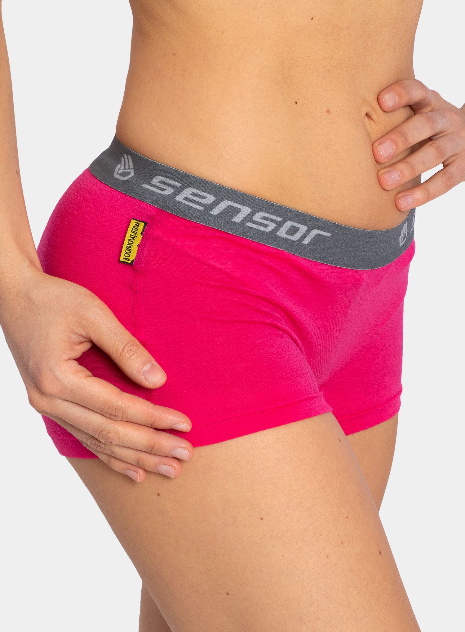 Дамски термоактивни боксерки Sensor Merino Active Panties Boyshort - magenta