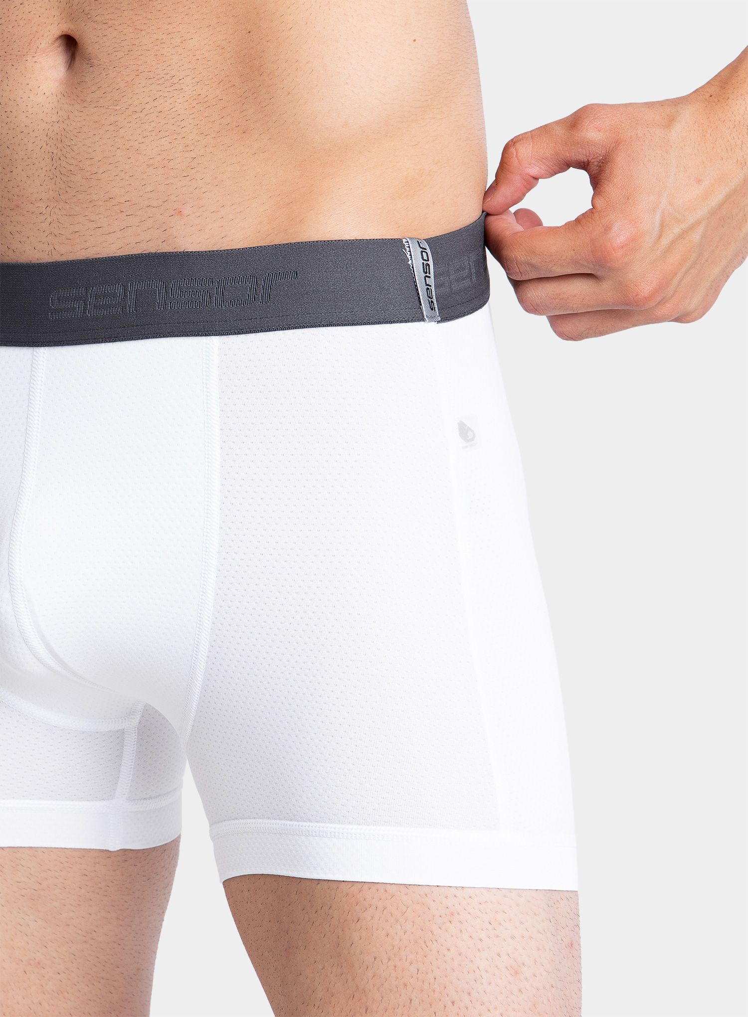 Термоактивни боксерки Sensor Coolmax Tech Boxers 3-Pack - black/white/saphire