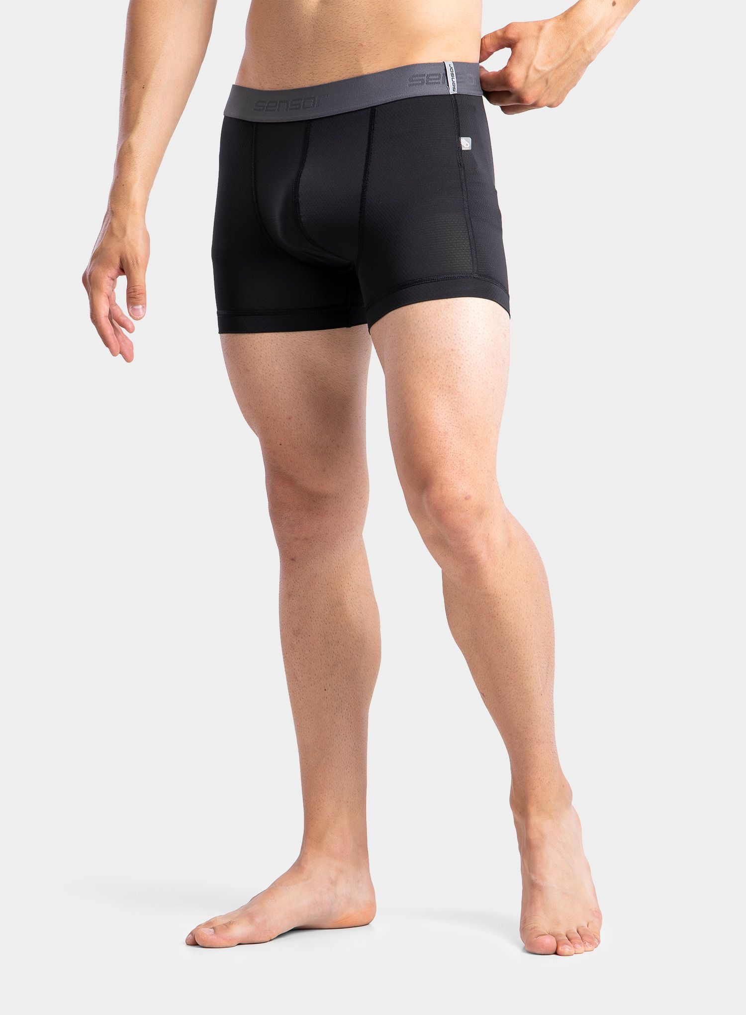 Термоактивни боксерки Sensor Coolmax Tech Boxers 3-Pack - black/white/saphire