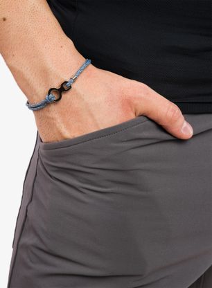 Гривна 8B+ Wristband Kalydna - blue melange/silver