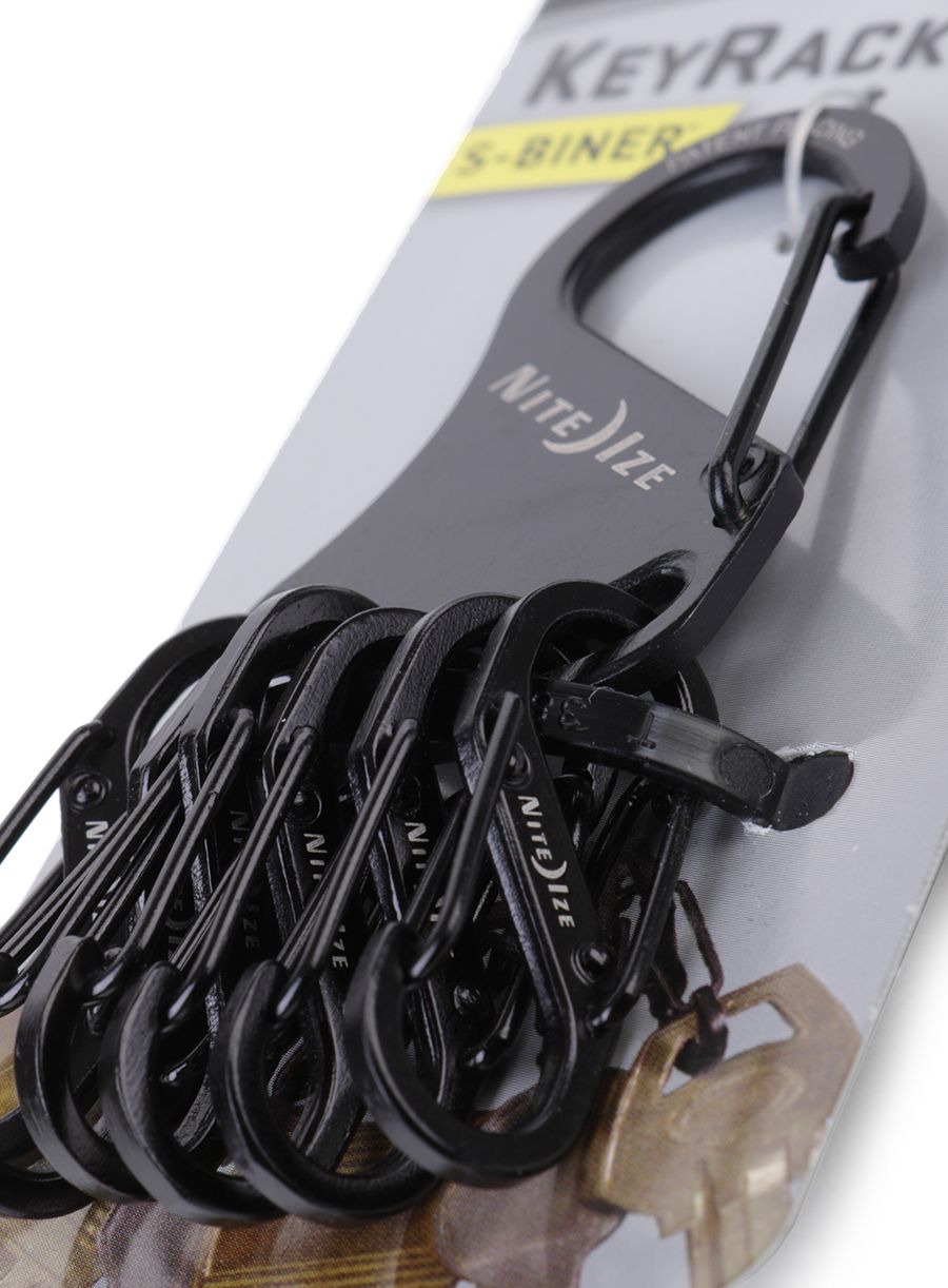Карабинер за ключове Nite Ize S-Biner KeyRack Steel - black
