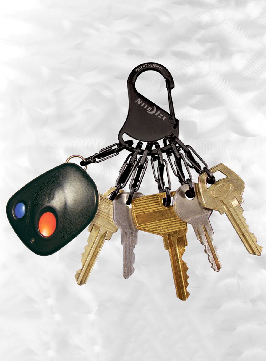 Карабинер за ключове Nite Ize S-Biner KeyRack Steel - black