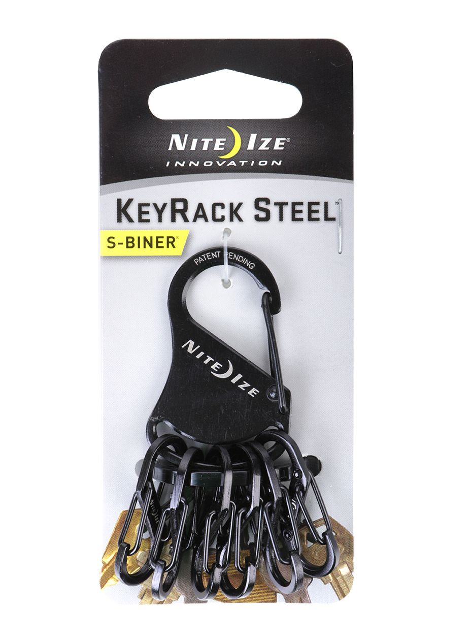 Карабинер за ключове Nite Ize S-Biner KeyRack Steel - black