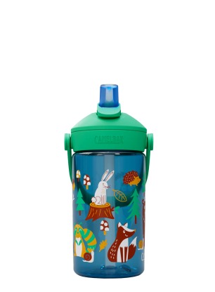 Детска бутилка за вода CamelBak Thrive Flip Straw Kids 400ml - friendly forest