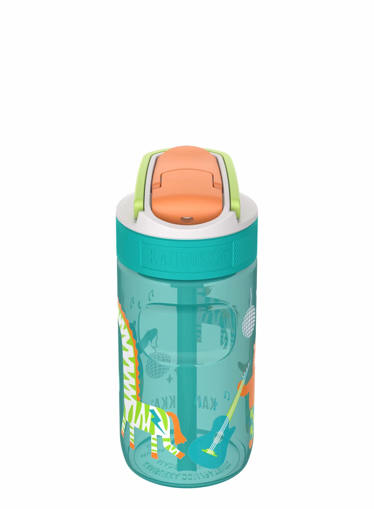 Детска бутилка за вода Kambukka Lagoon 400 ml - disco zoo