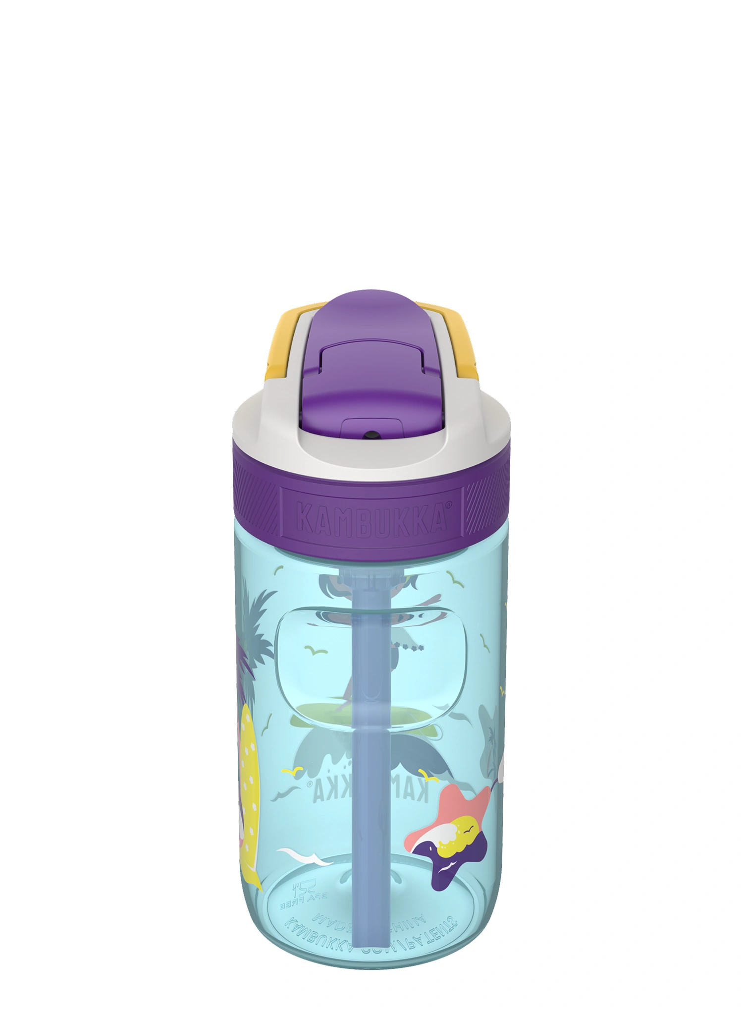 Детска бутилка за вода Kambukka Lagoon 400 ml - surf girl