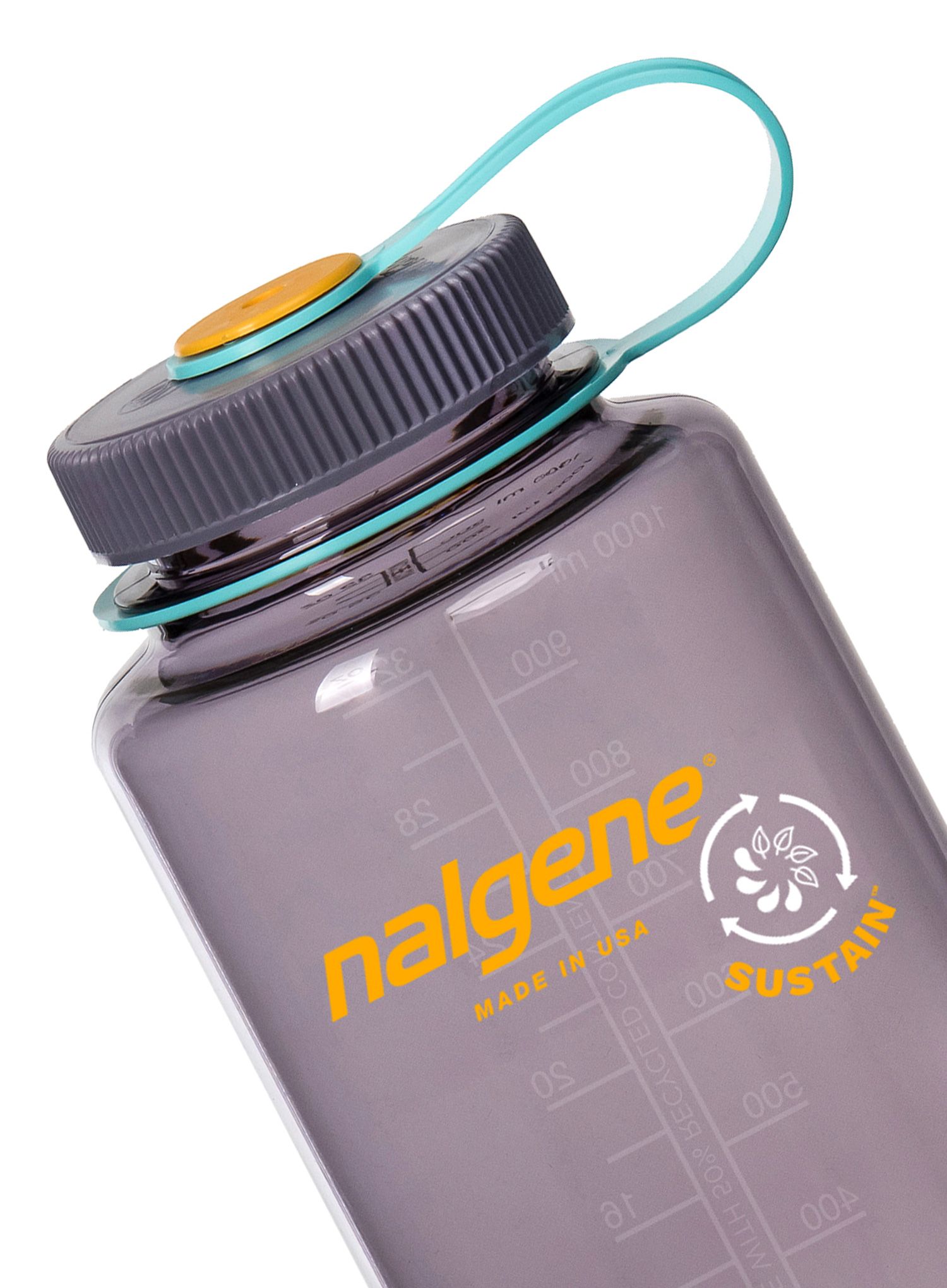 Туристическа бутилка Nalgene Sustain Wide Mouth 32 oz (946 ml) - aubergine