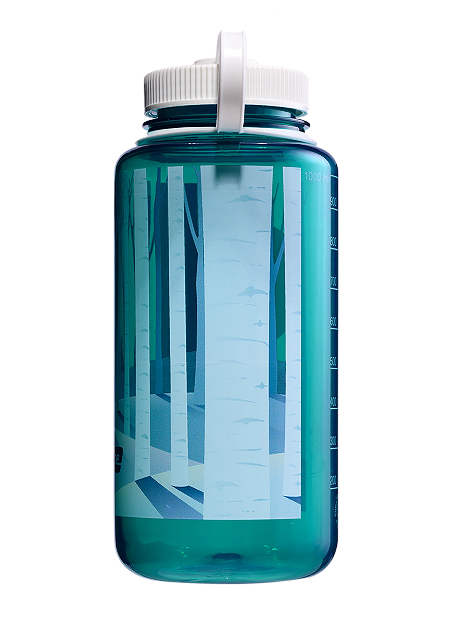 Бутилка Nalgene Wide Mouth 32 oz (946 ml) - trout w/landscape forest