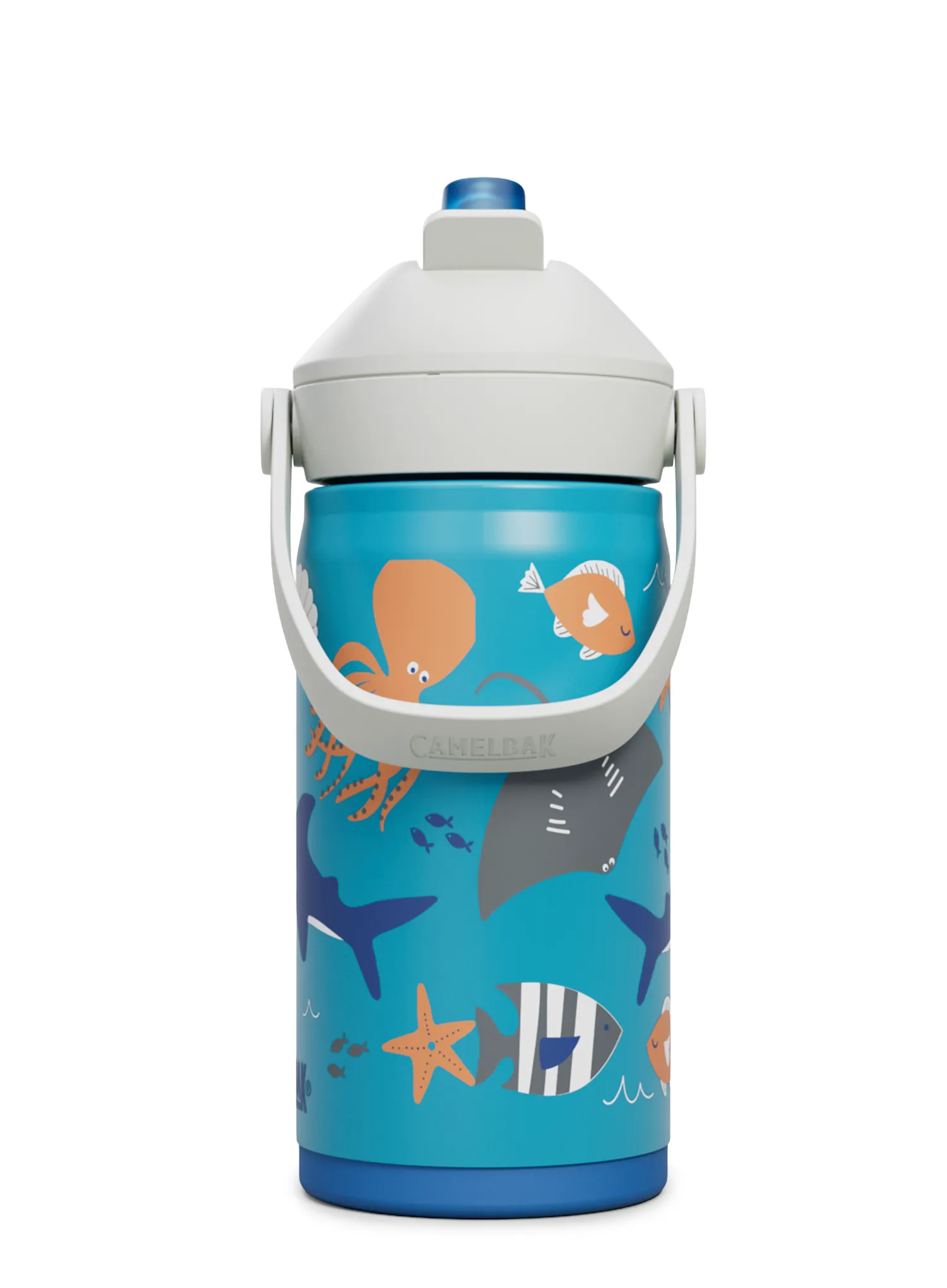 Термобутилка за деца Camelbak Thrive Flip Straw Kids Insulated SST 350 ml - ocean life