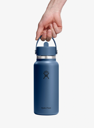 Термобутилка Hydro Flask 32 Oz Wide Flex Straw Cap (946 ml) - harbor blue