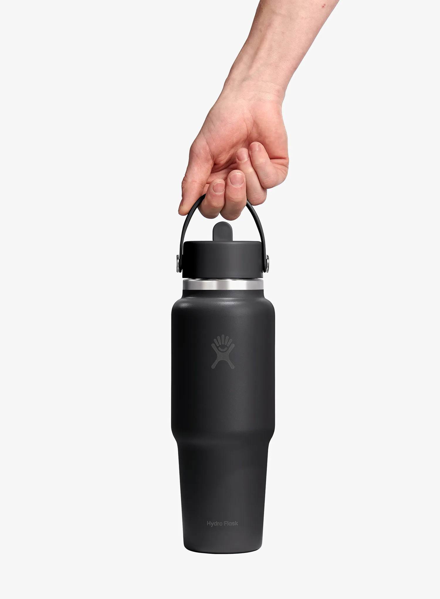 Термобутилка Hydro Flask 32 Oz Wide Flex Straw Travel Bottle (946 ml) - black