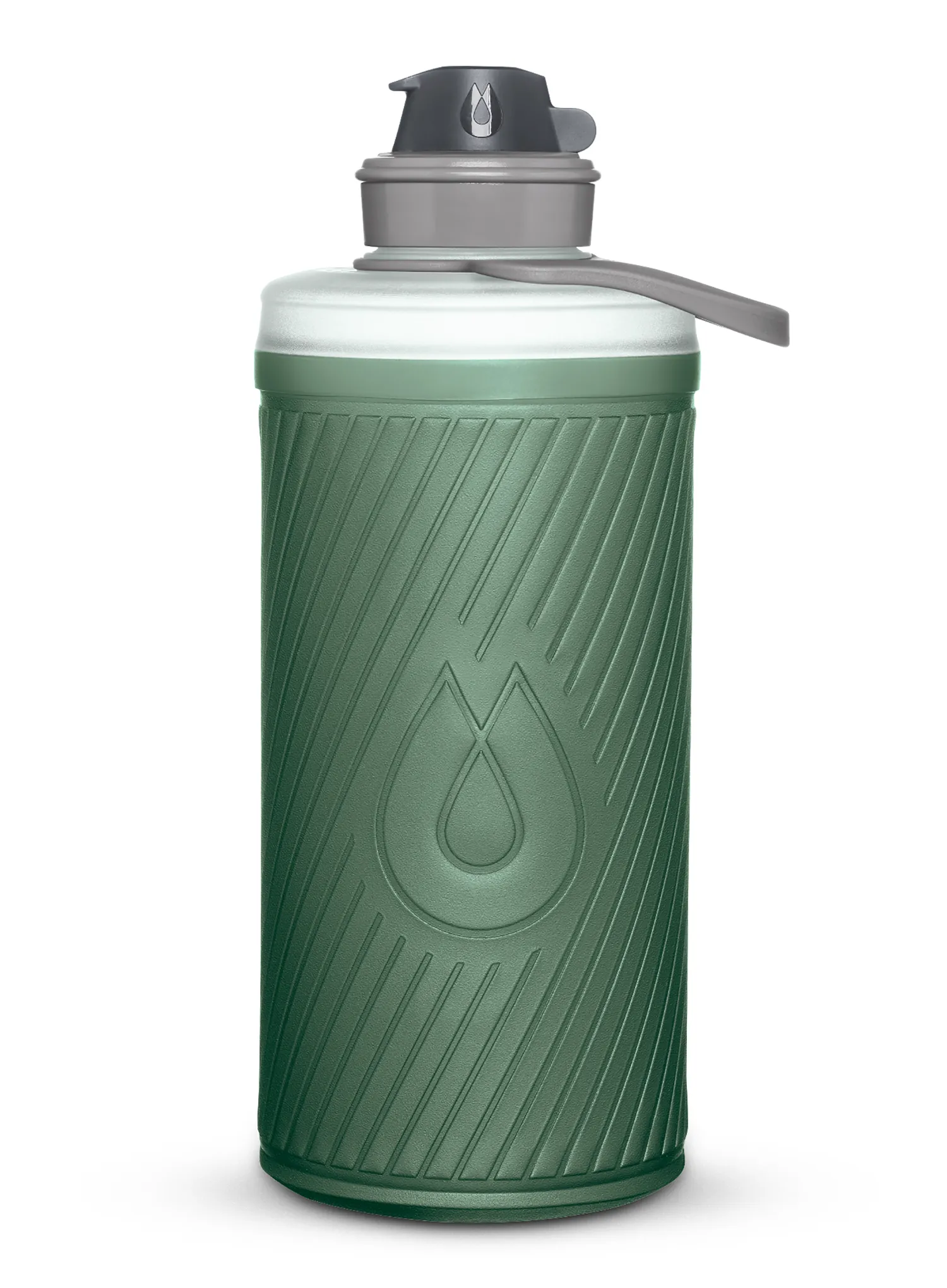 Туристическа бутилка HydraPak Flux Bottle 1L - sage green
