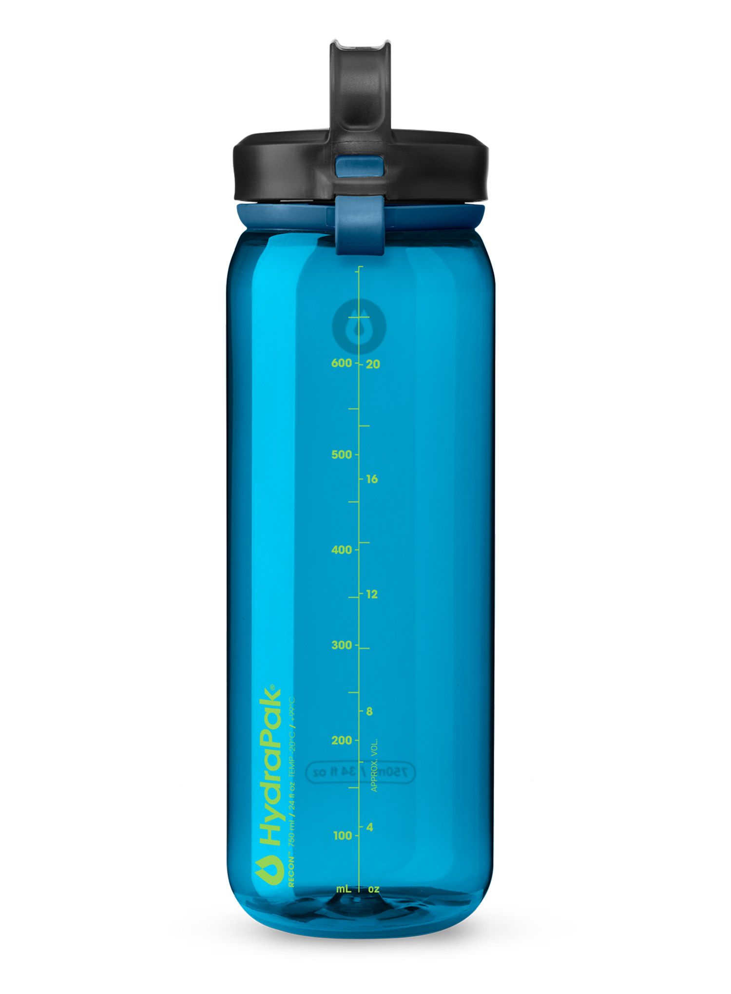 Туристическа бутилка HydraPak Recon Clip & Carry 750 ml - bay blue