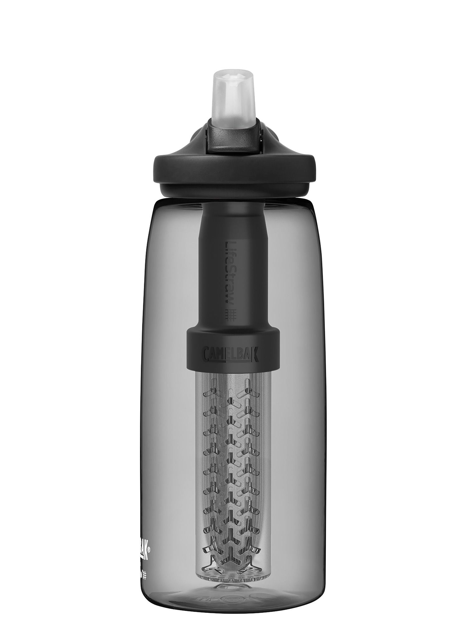 Туристическа бутилка CamelBak Eddy+ filtered by LifeStraw 1L - charcoal