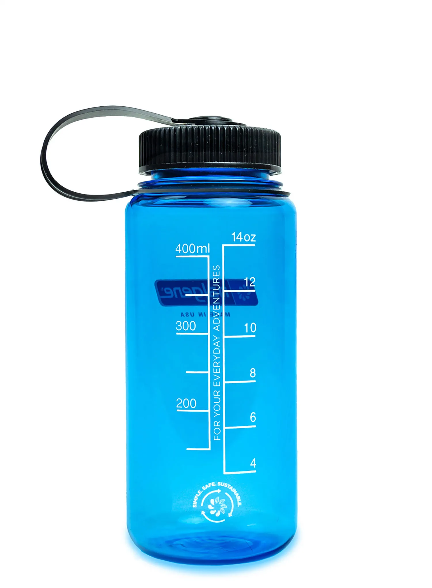 Туристическа бутилка Nalgene Sustain Wide Mouth 16 oz (473 ml) - slate