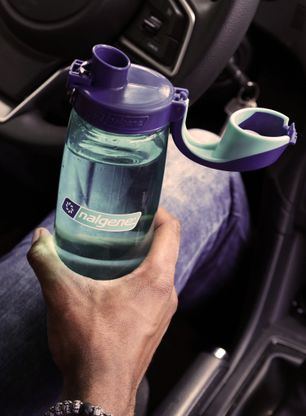 Туристическа бутилка Nalgene On The Fly 24 oz (710 ml) - blue aqua