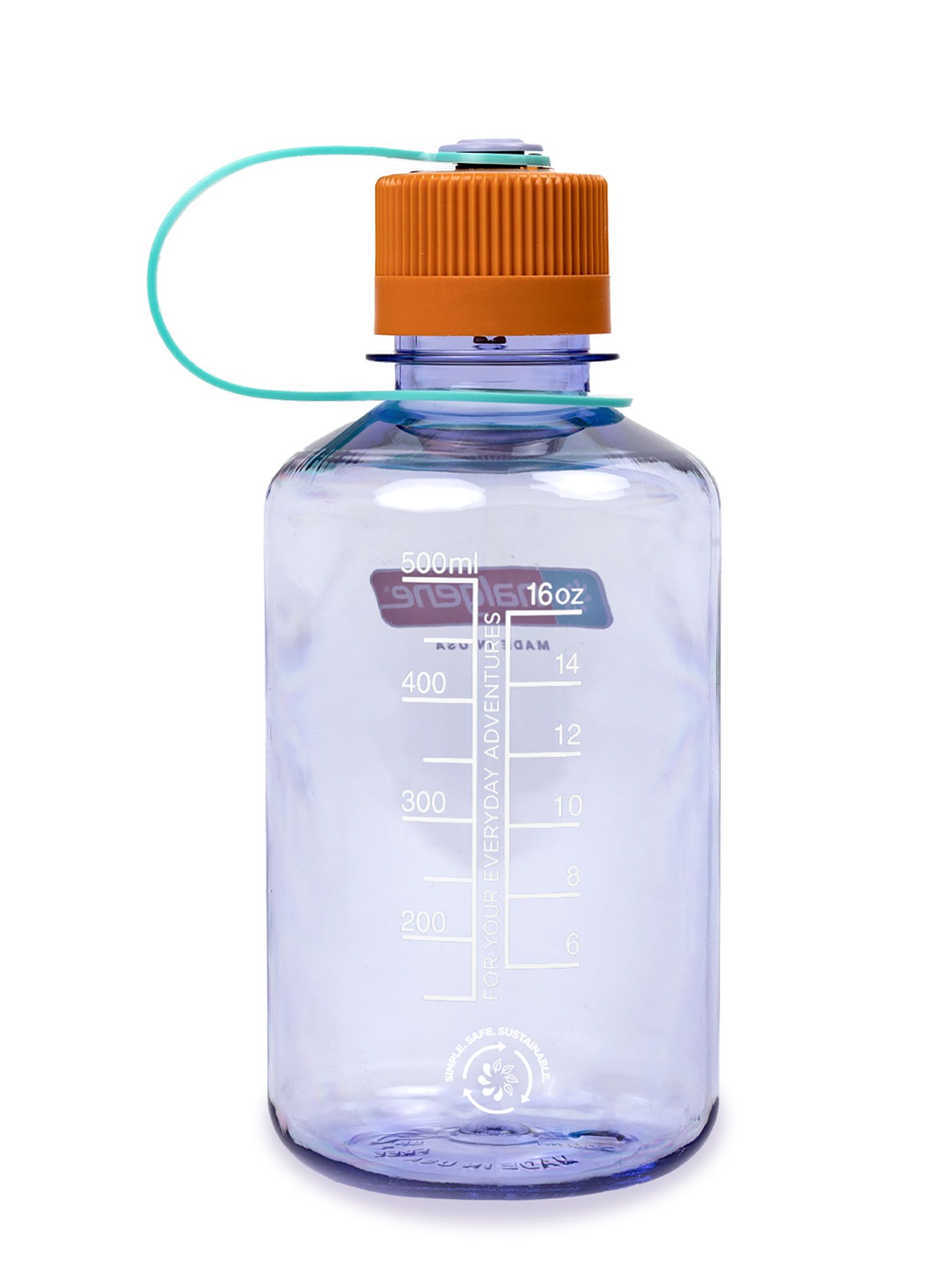 Туристическа бутилка Nalgene Sustain Narrow Mouth 16 oz (473 ml) - amethyst