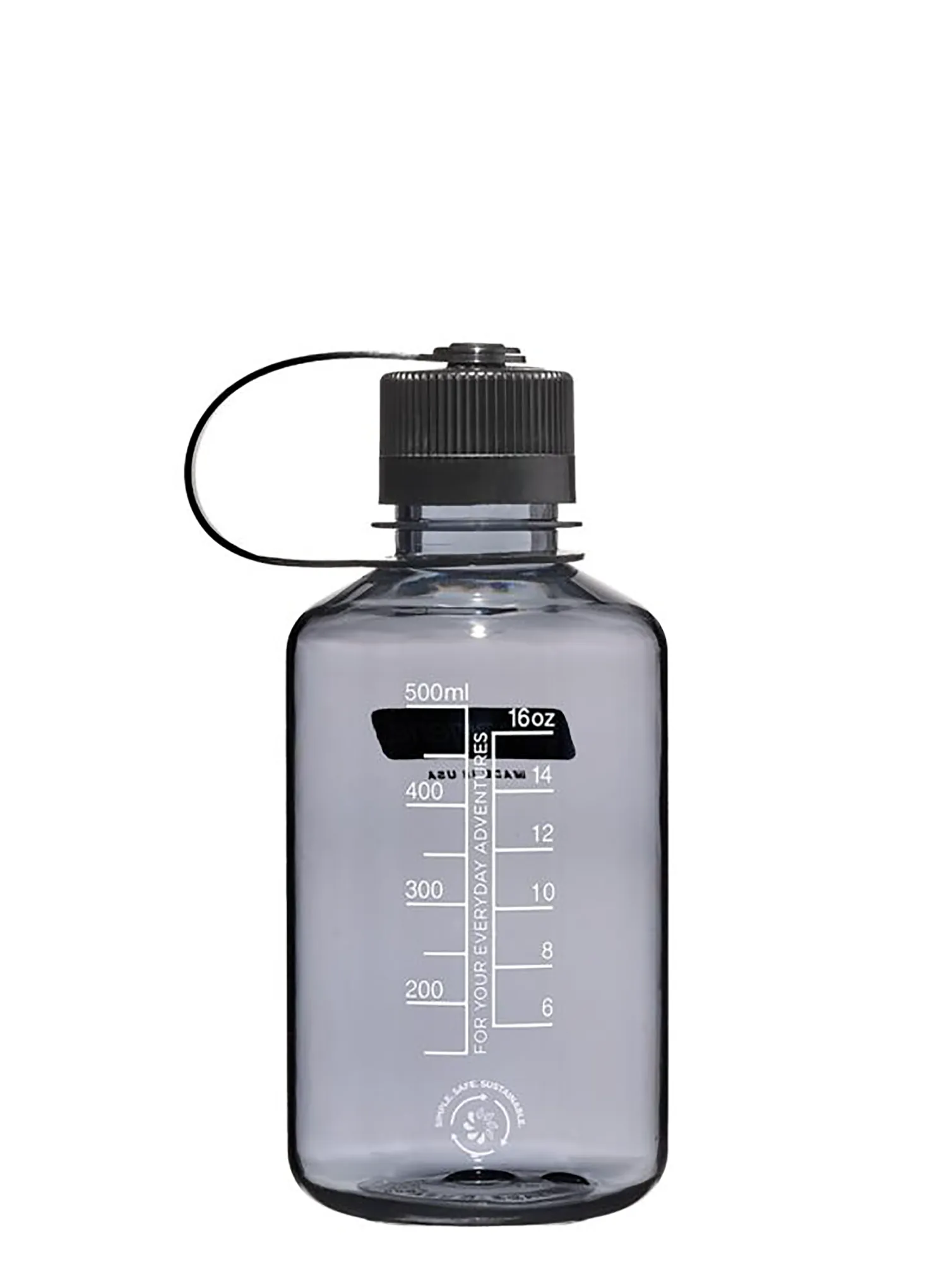 Туристическа бутилка Nalgene Sustain Narrow Mouth 16 oz (473 ml) - gray