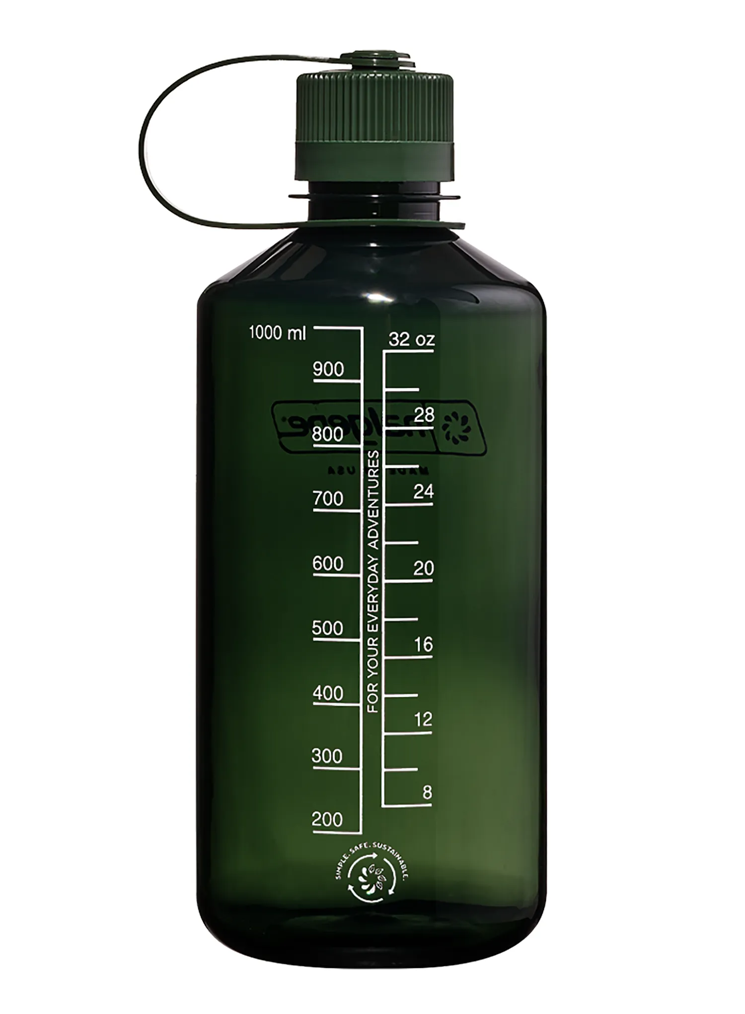 Туристическа бутилка Nalgene Sustain Narrow Mouth 32 oz (946 ml) - jade
