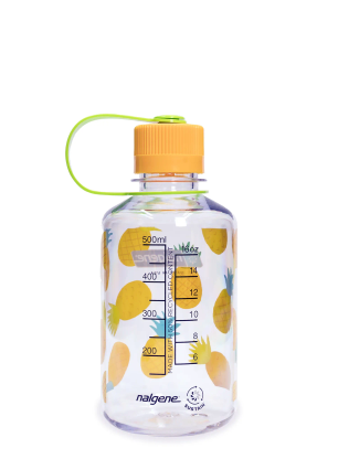 Туристическа бутилка Nalgene Sustain Narrow Mouth Fruit Print 16 oz (473 ml) - pineapples