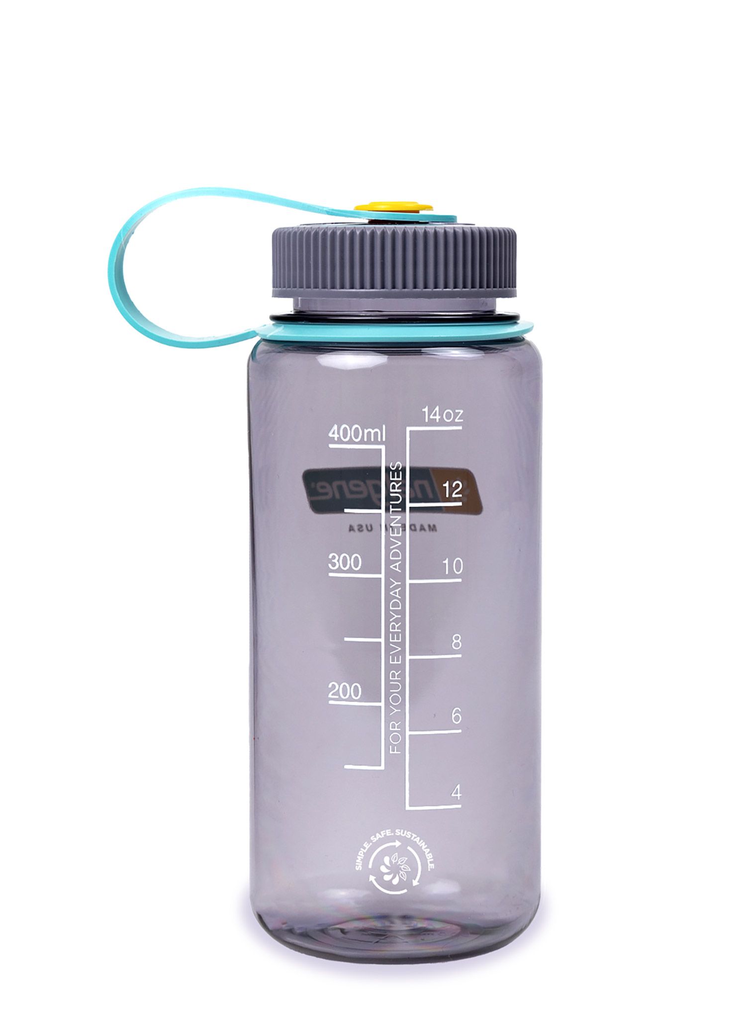 Туристическа бутилка Nalgene Sustain Wide Mouth 16 oz (473 ml) - aubergine