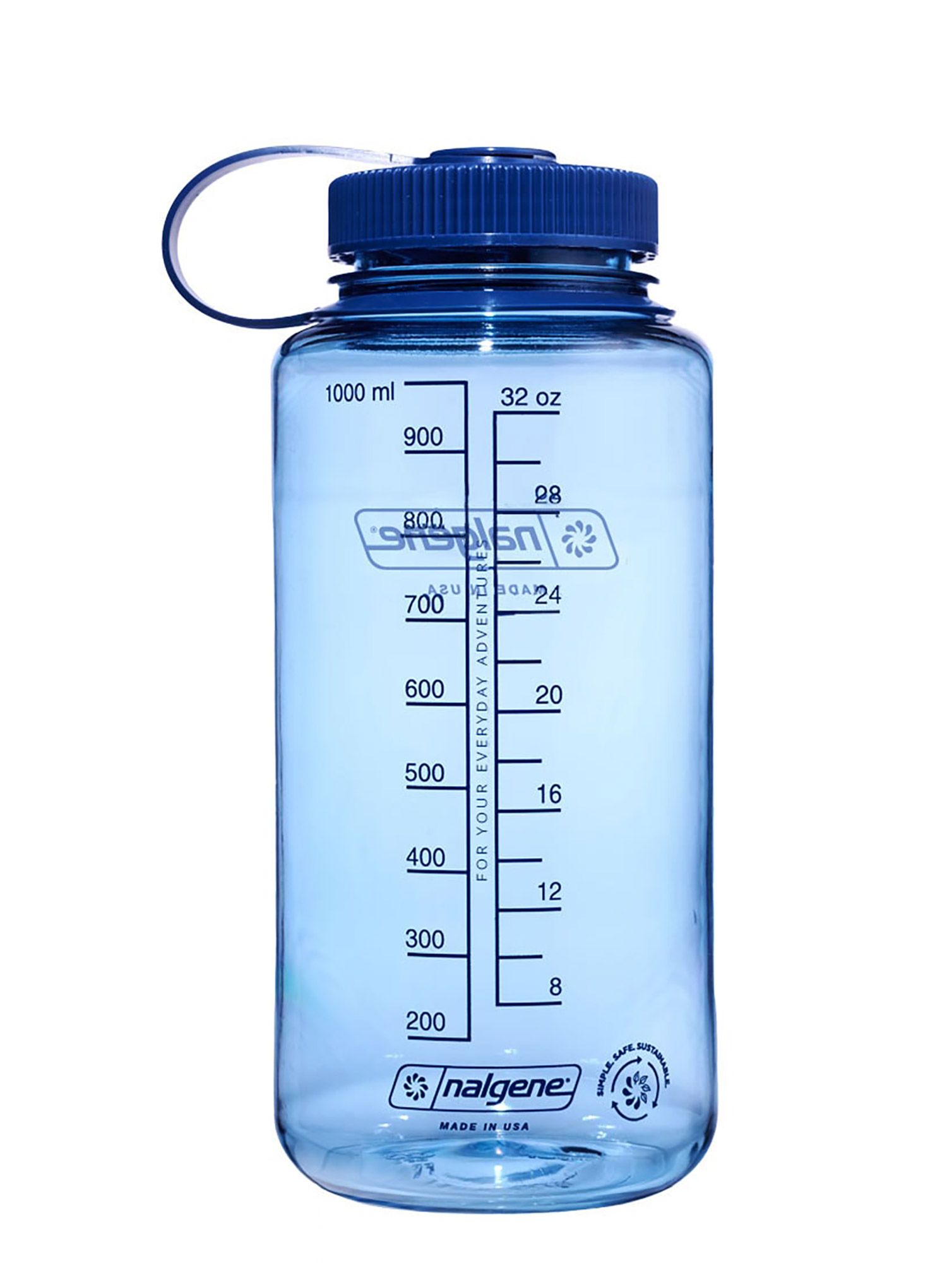 Туристическа бутилка Nalgene Sustain Wide Mouth 32 oz (946 ml) - baby blue