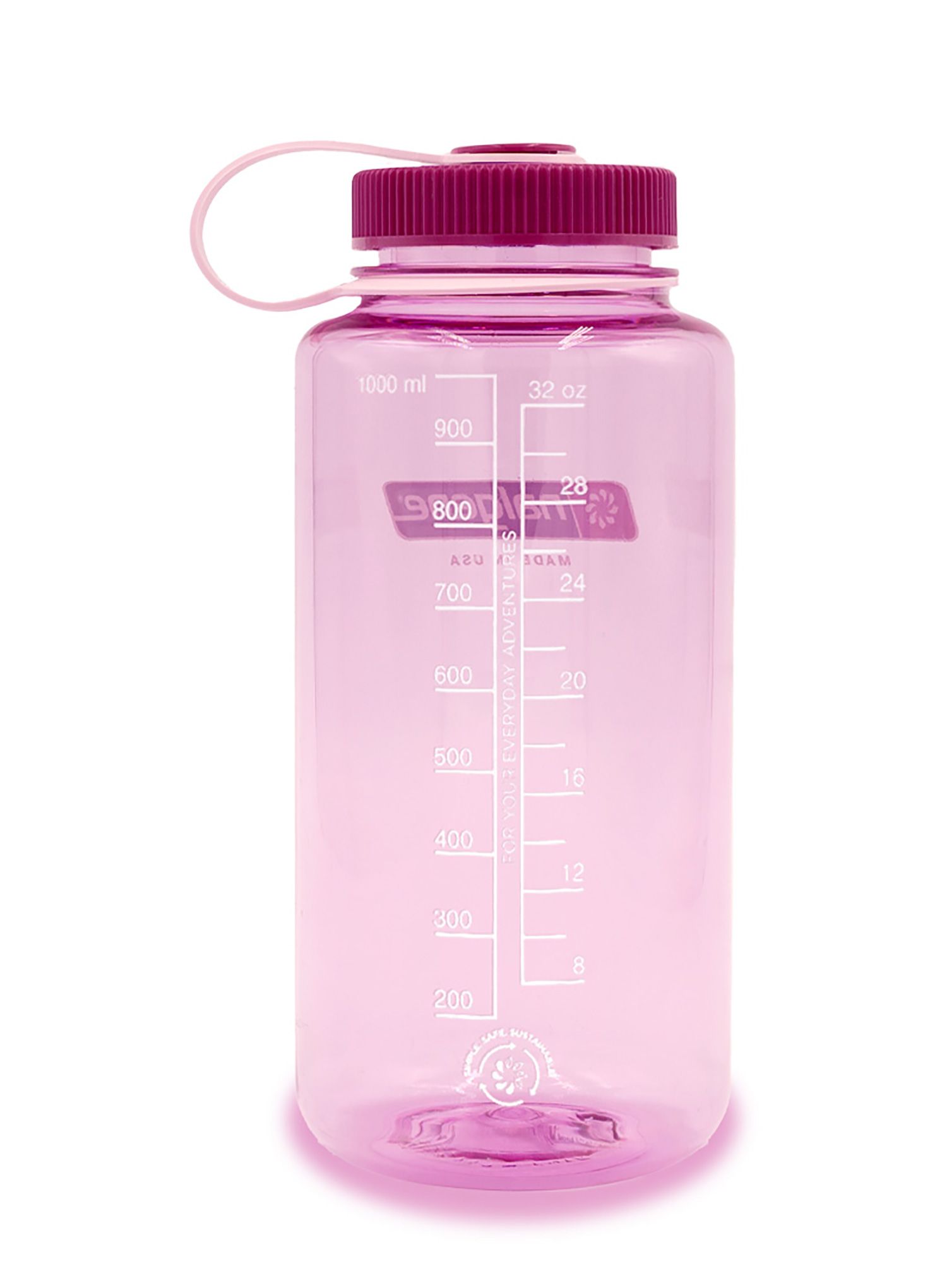 Туристическа бутилка Nalgene Sustain Wide Mouth 32 oz (946 ml) - cosmo/platinum