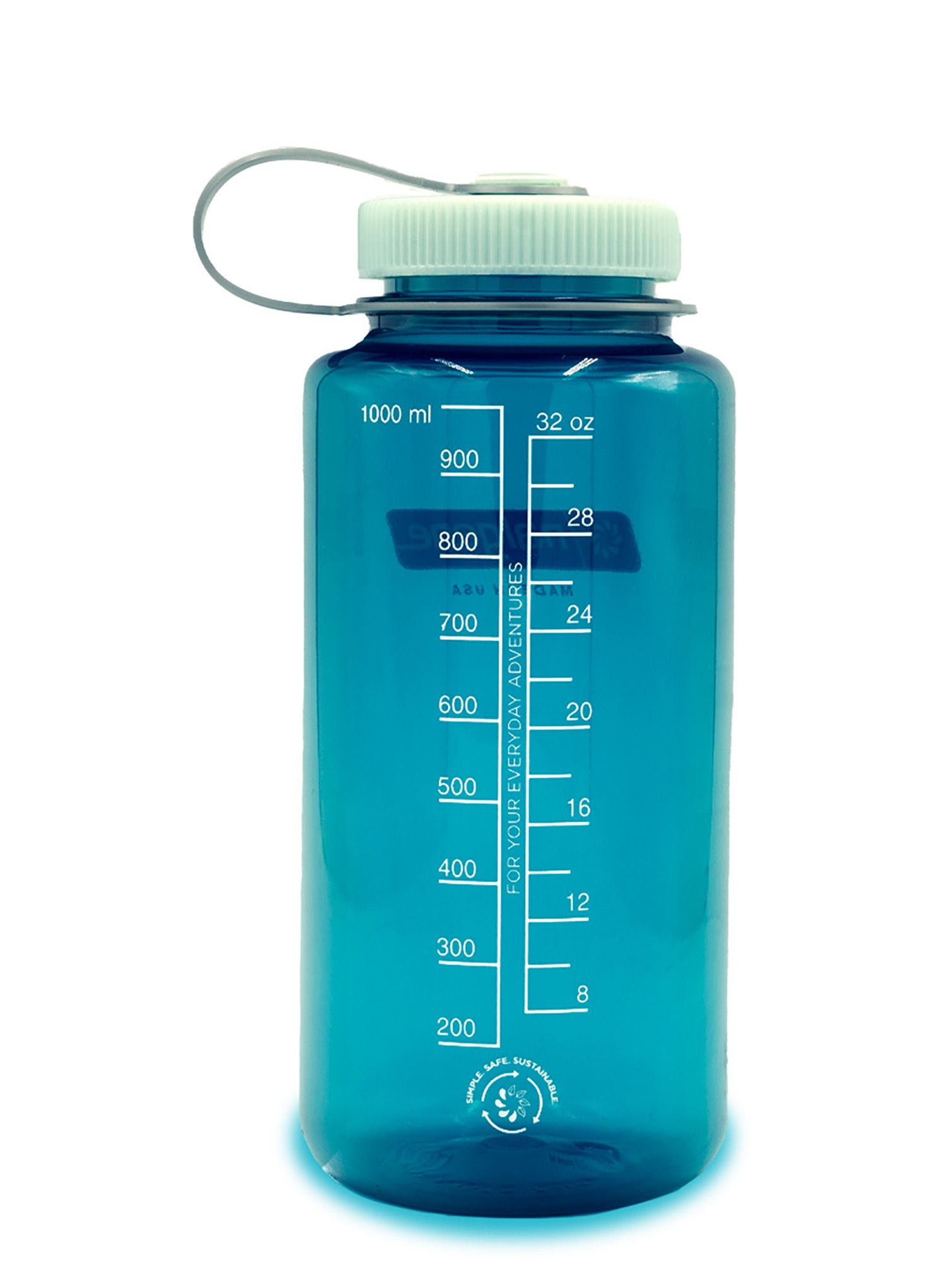 Туристическа бутилка Nalgene Sustain Wide Mouth 32 oz (946 ml) - trout green