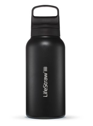 Бутилка с филтър Lifestraw Go 2.0 Stainless Steel Water Filter 1L - black