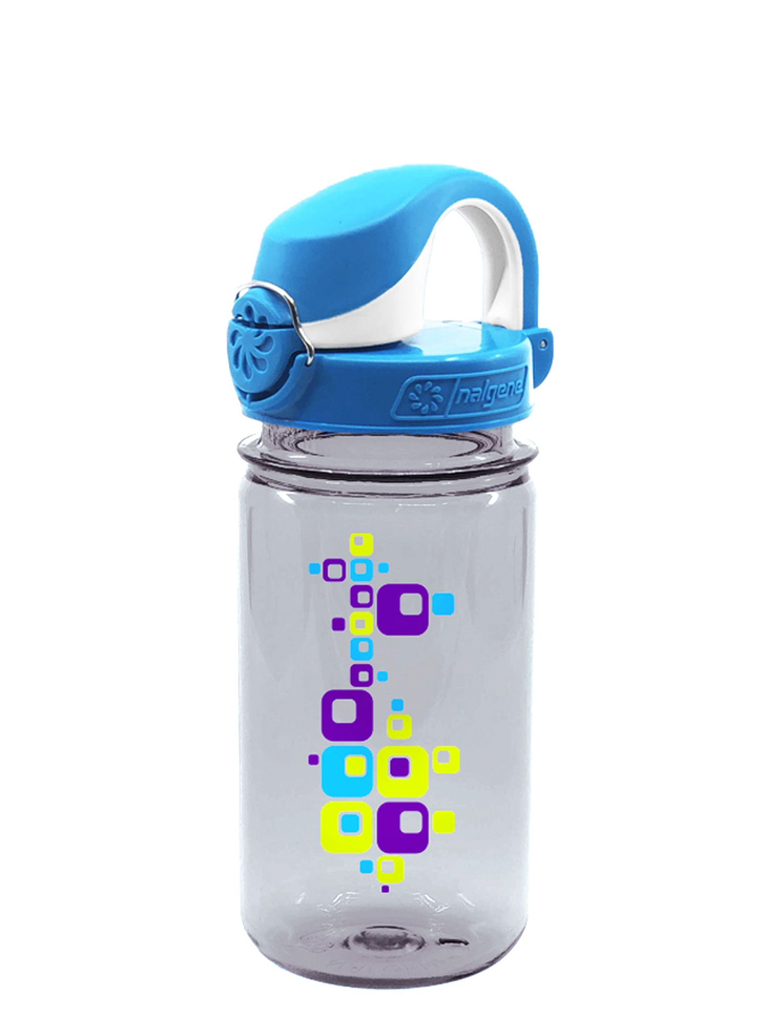 Детска бутилка за вода Nalgene On The Fly Kids 12 oz (350 ml) - gray square