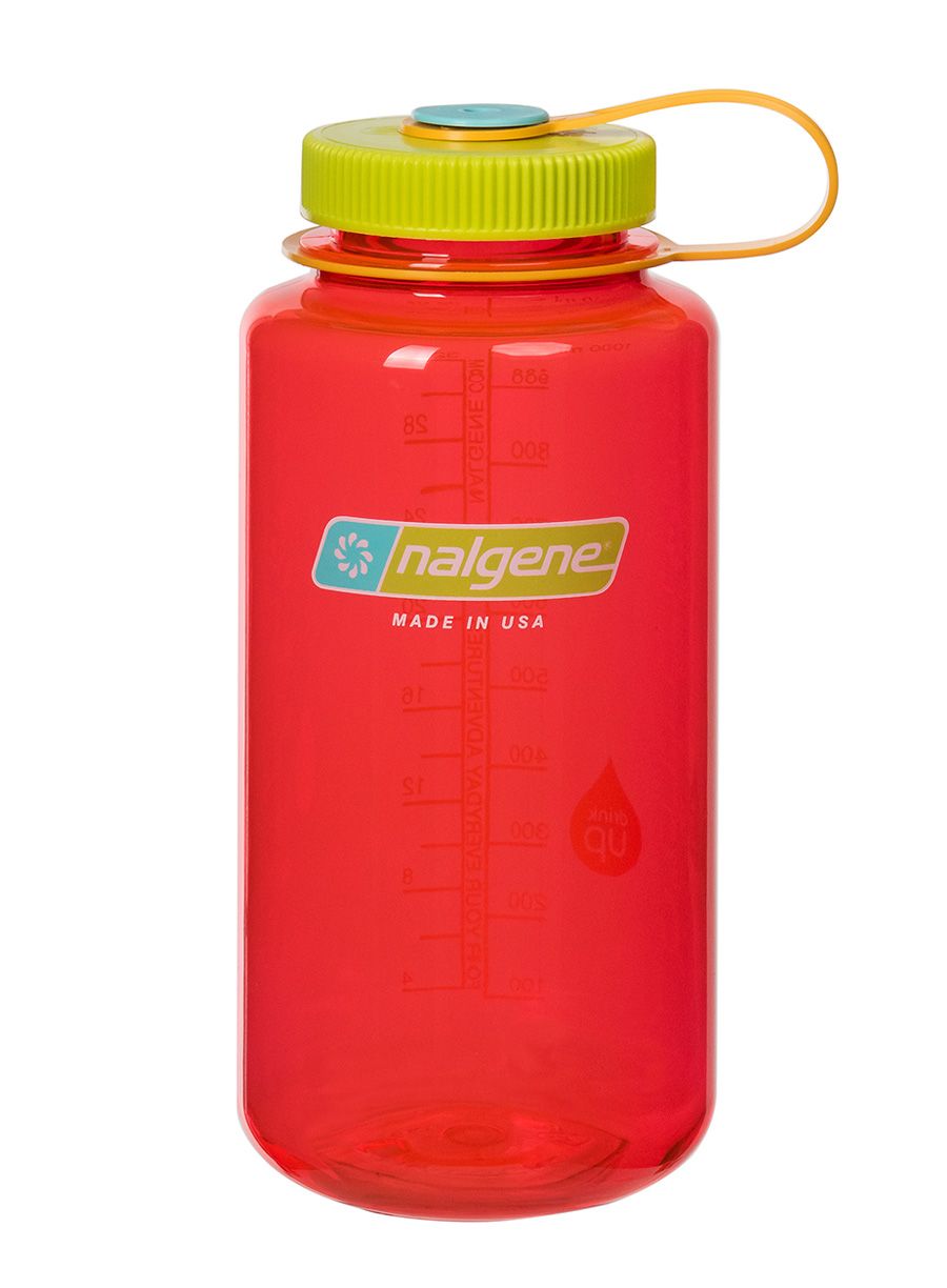 Туристическа бутилка Nalgene Everyday Wide 32 oz (1000 ml) - pomegranate