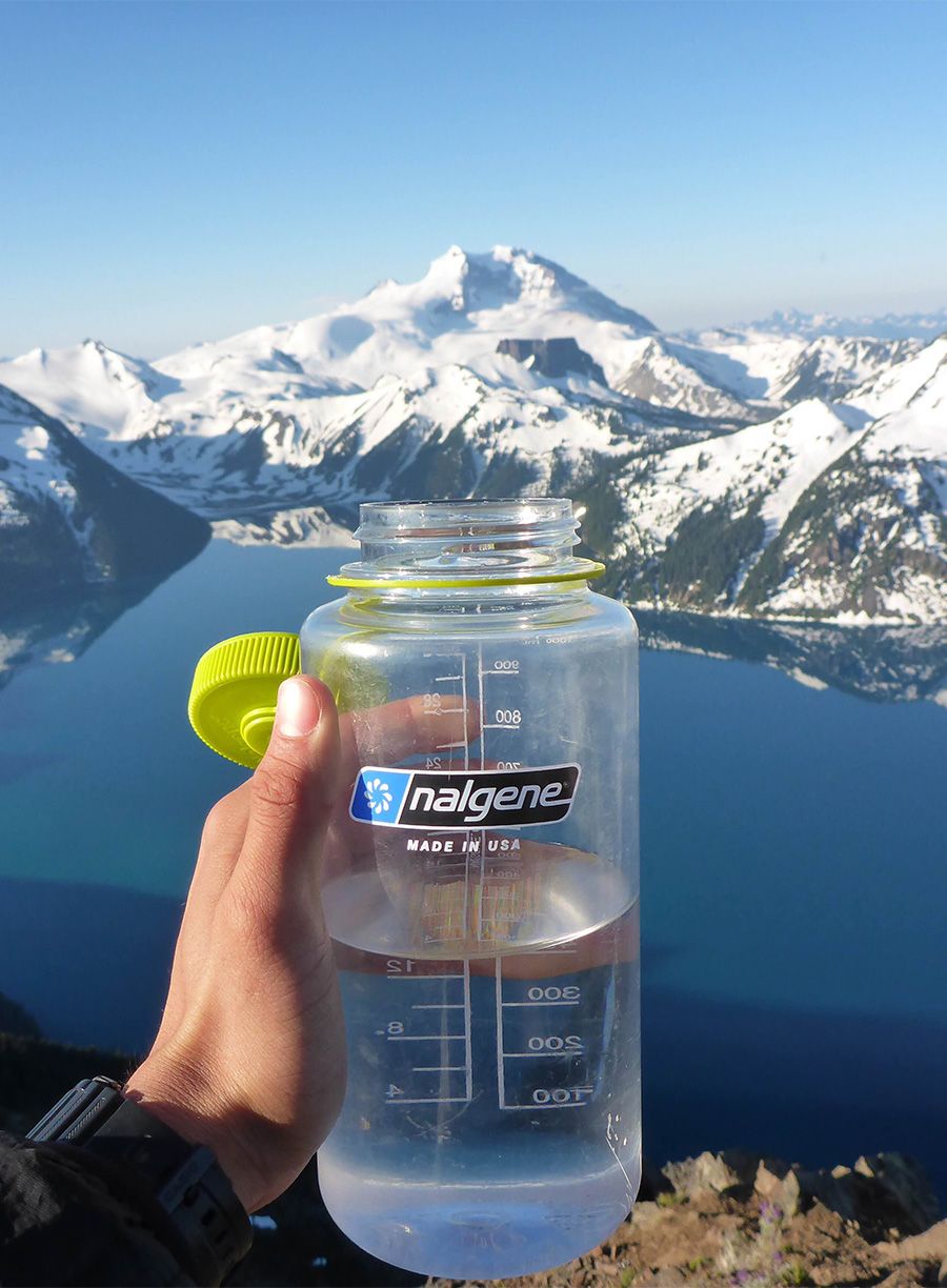 Туристическа бутилка Nalgene Everyday Wide 32 oz (1000 ml) - pomegranate