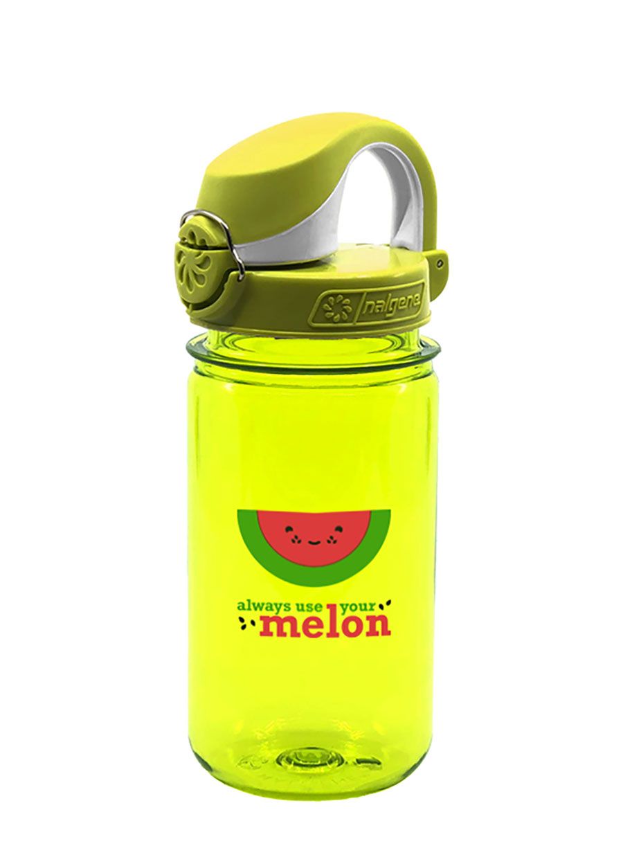 Детска бутилка за вода Nalgene On The Fly Kids 12 oz (350 ml) - green melon