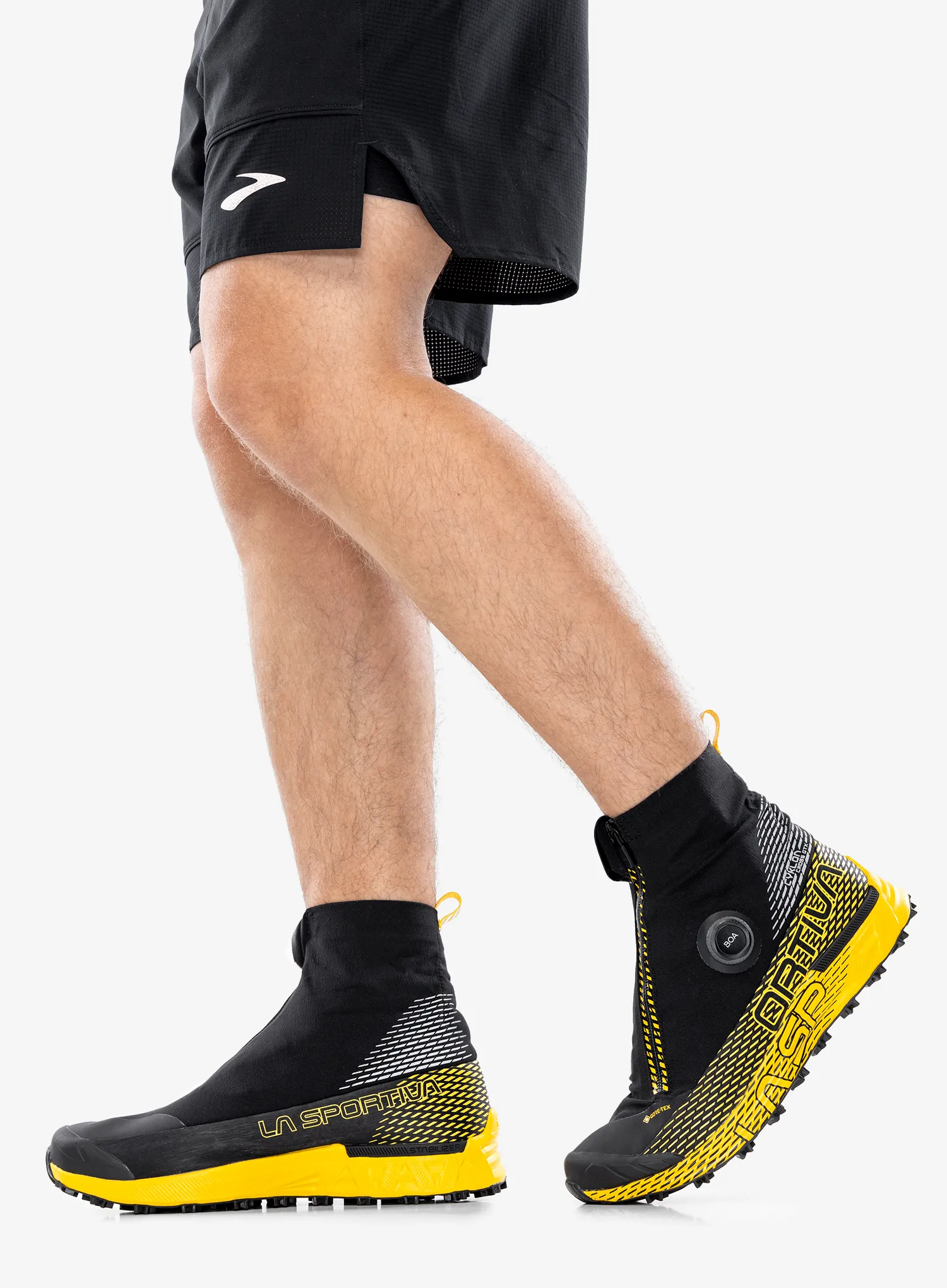 Мъжки обувки за бягане La Sportiva Cyklon Cross Gtx - black/yellow