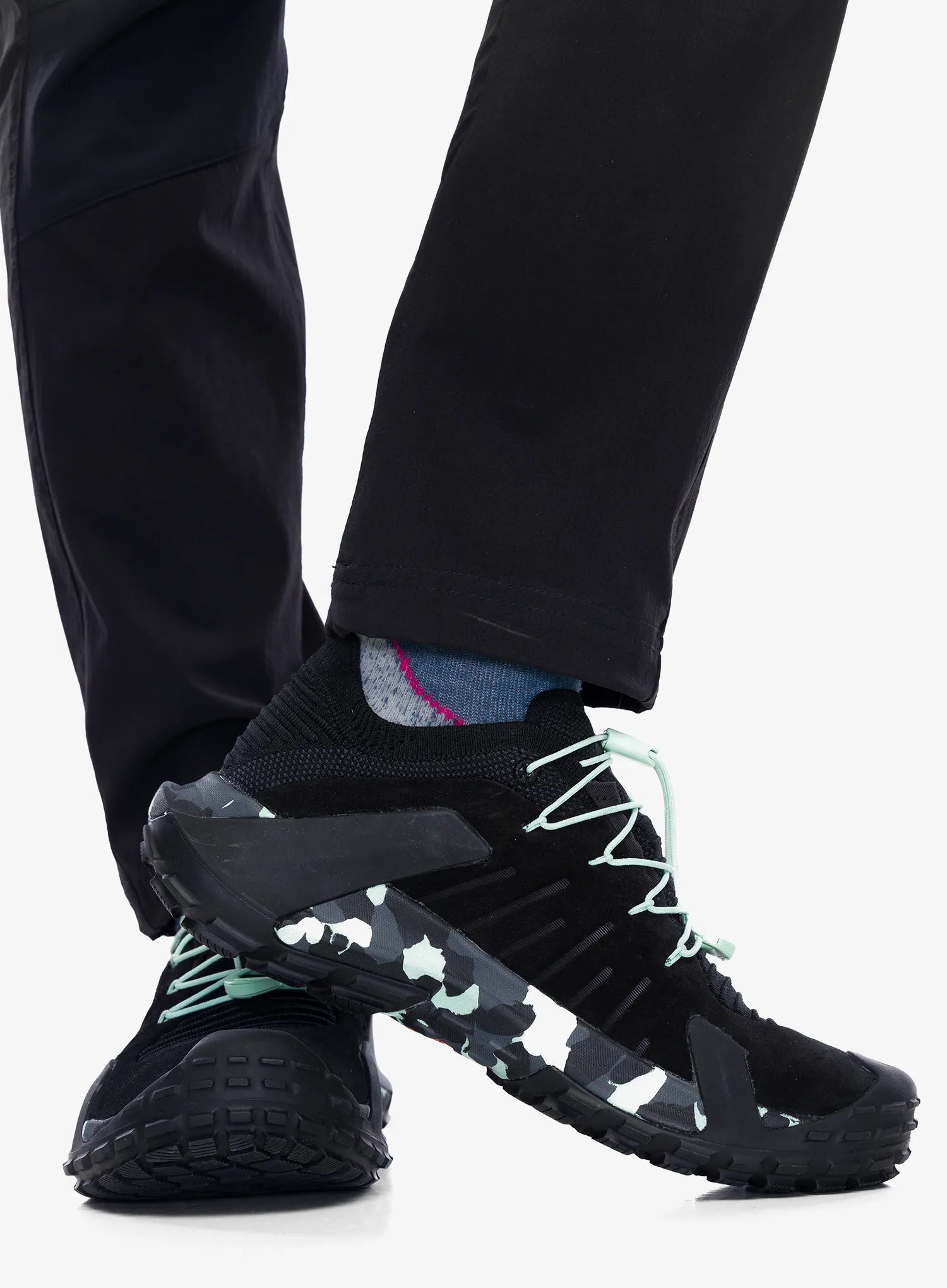 Дамски обувки Mammut Hueco II Low GTX - black/neo mint