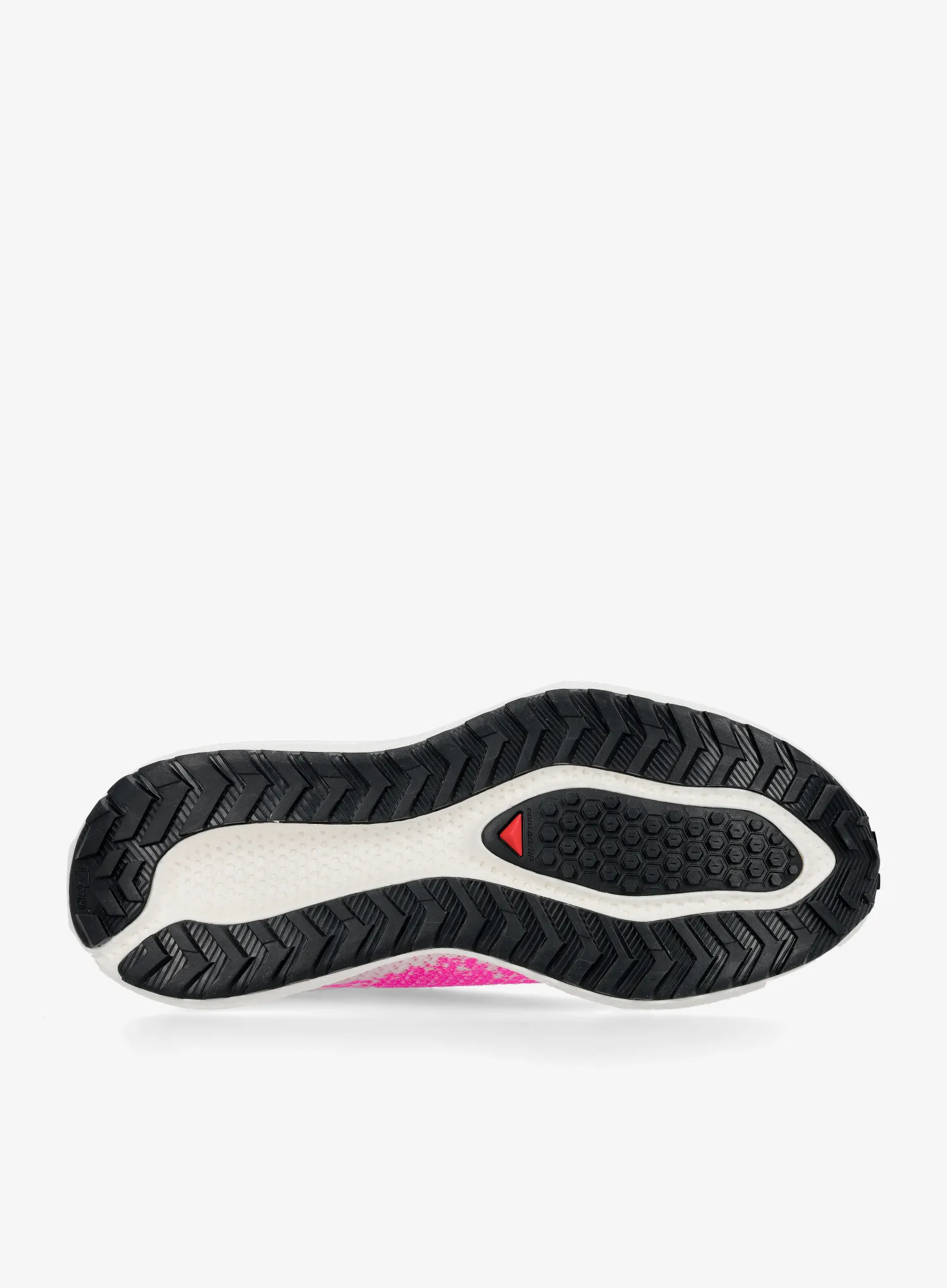 Дамски обувки за бягане Salomon Aero Glide 4 Grvl - vanilla/pink/black