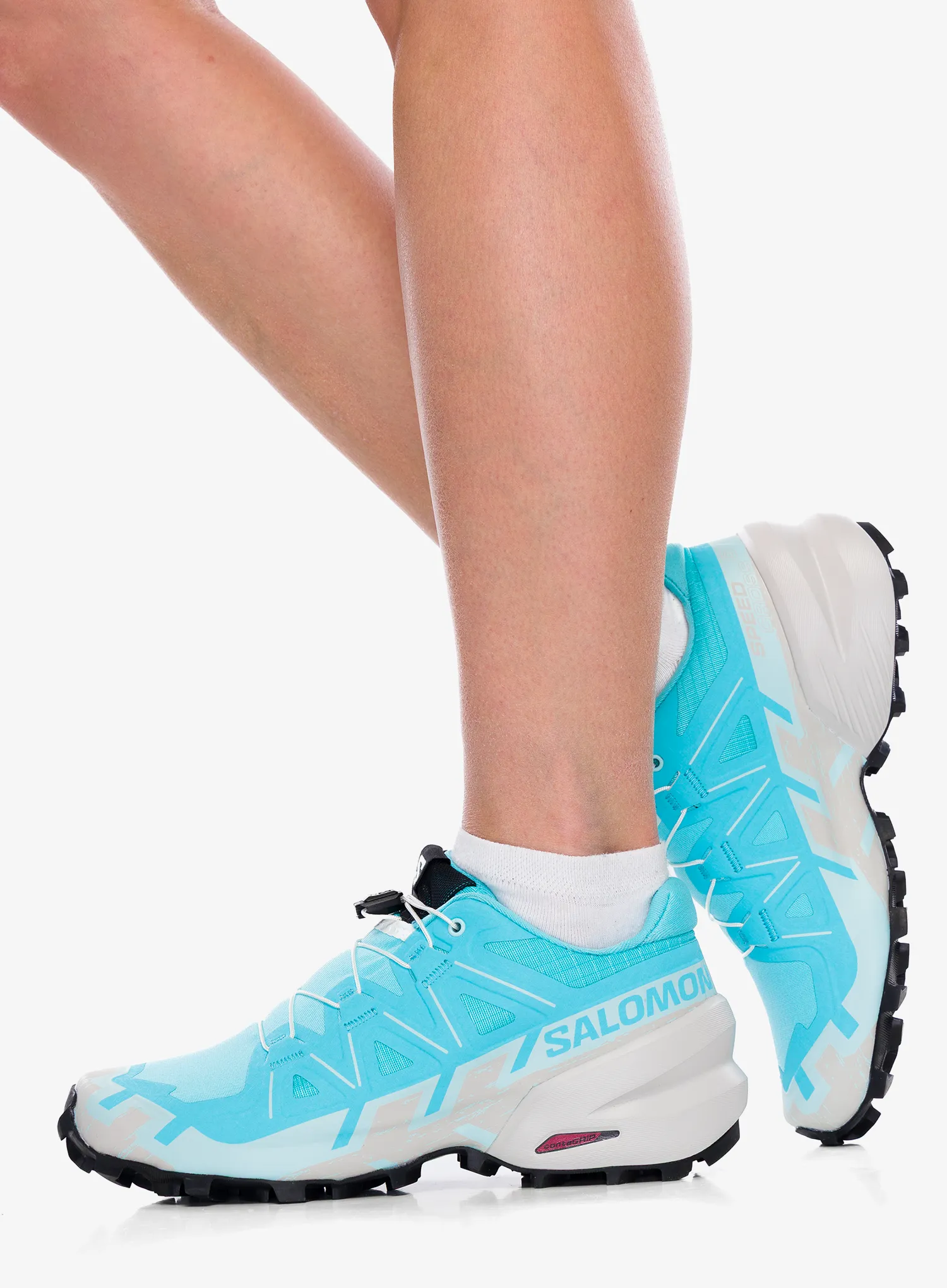 Дамски обувки за бягане Salomon Speedcross 6 - blue curacao/lunar