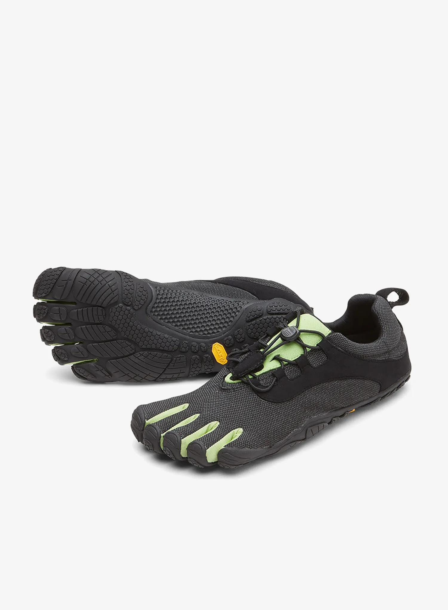 Мъжки обувки за бягане Vibram Fivefingers V-Run Retro - black/green/black