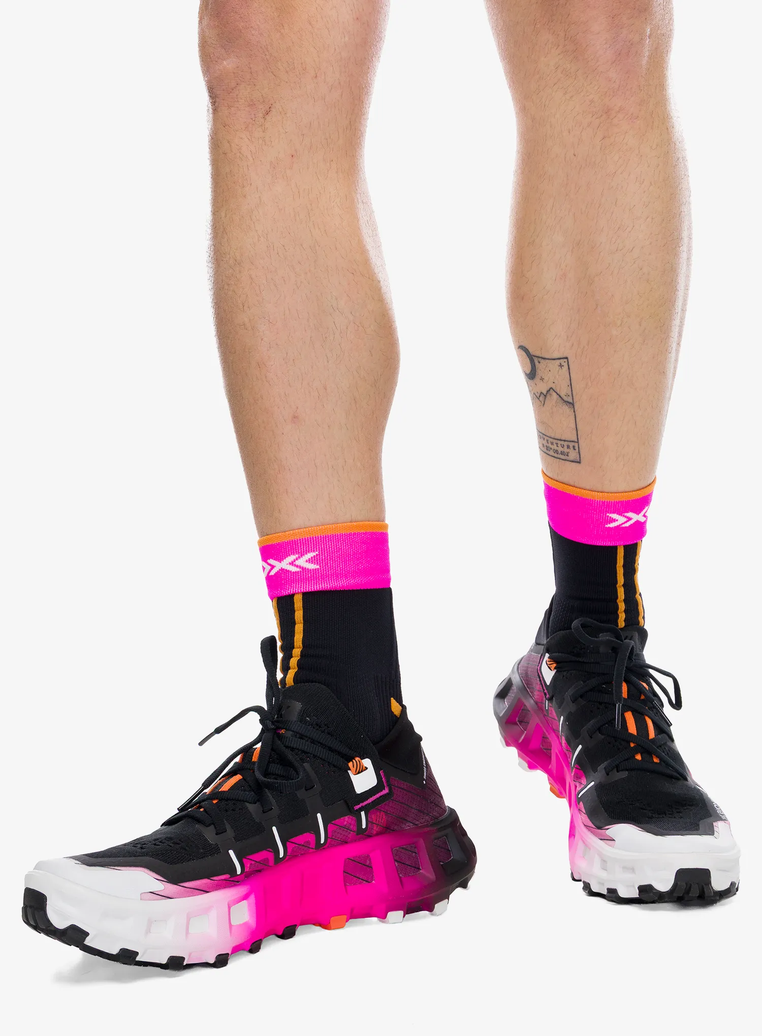 Обувки за бягане на терен X-Bionic Terraskin X00 C - x black/x white/fluo pink