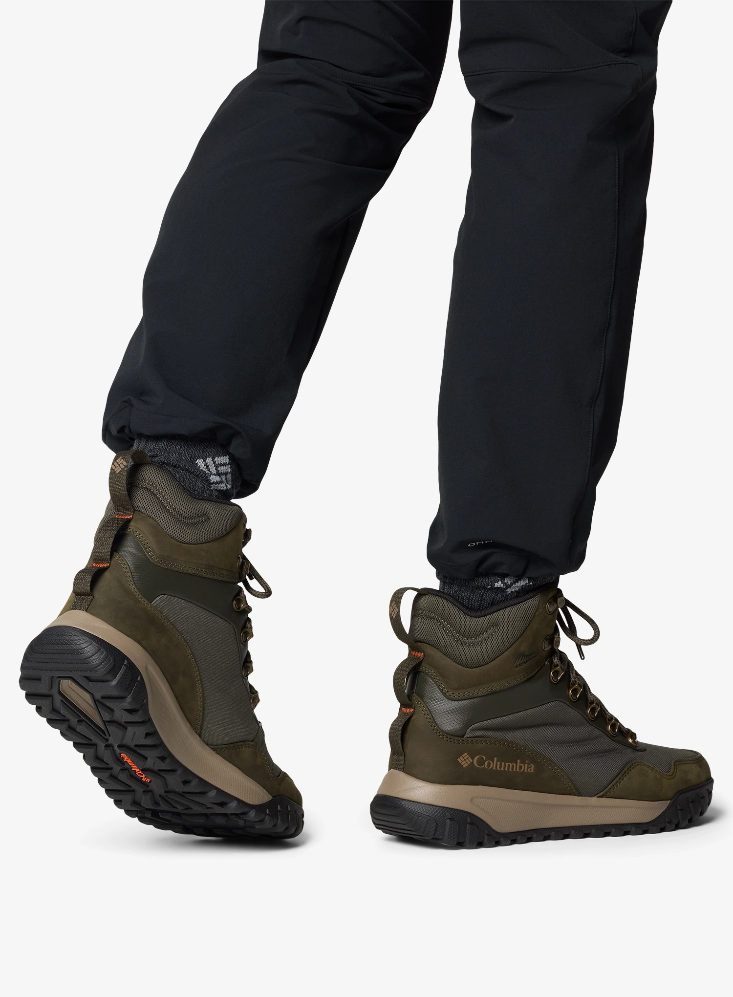 Мъжки обувки Columbia Burnsider Omni-Heat Infinity - deep olive/tangy orange