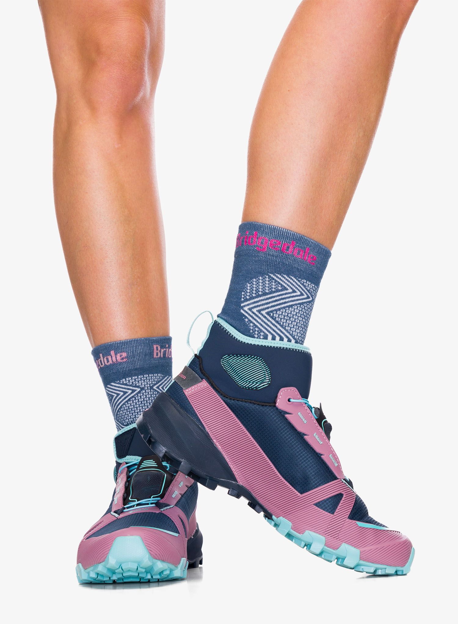 Дамски апроуч обувки Dynafit Traverse Mid GTX - blueberry/mokarosa