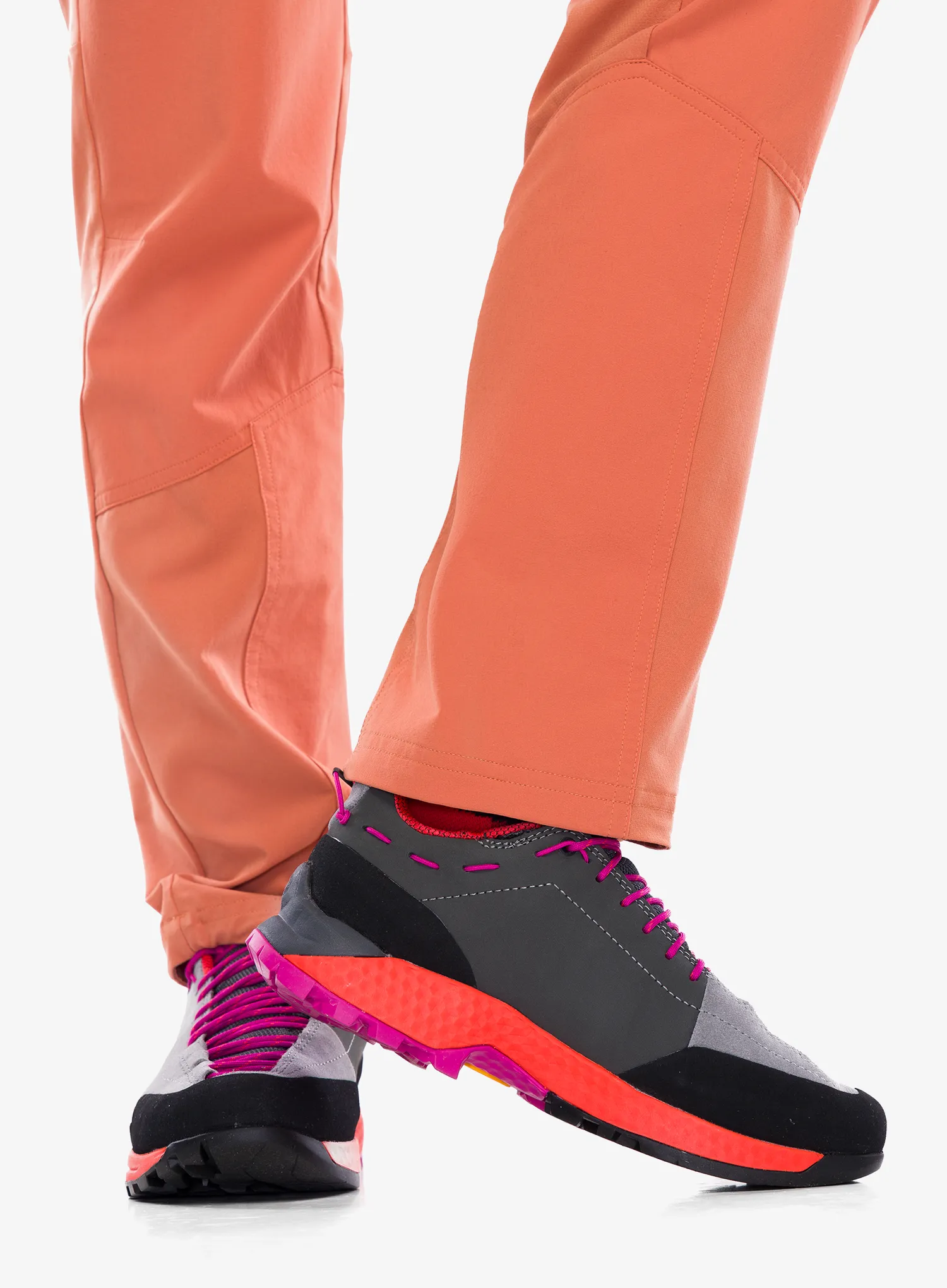 Дамски апроуч обувки La Sportiva Tx Guide Leather - grey/cherry tomato