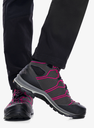 Дамски апроуч обувки Montura Yaru Cross MID GTX - dark grey/sugar rose