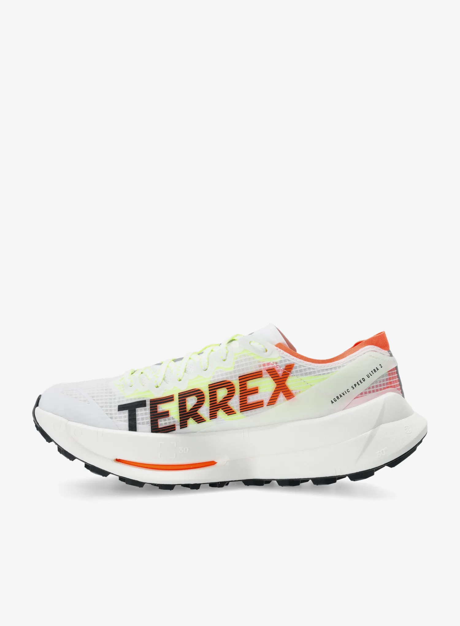 Обувки за планинско бягане adidas TERREX Agravic Speed Ultra 2 - white/core blk/impact orange